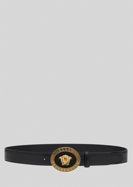 Versace Medusa Round Buckle Bälte Herr - 840265XQM